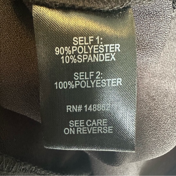 TORRID | Black Long Sleeve MIDI Dress, Star Sheer Sleeve | Size 4 - Picture 12 of 13